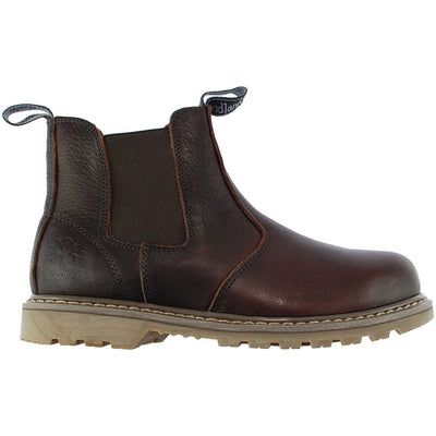 Great general purpose 'Dealer Boot' for work or leisure.  Outer tumbled full grained genuine quality Leather.