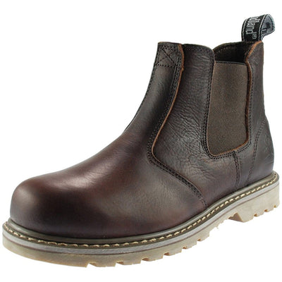 Woodland Leather Dealer Boot with working grip sole